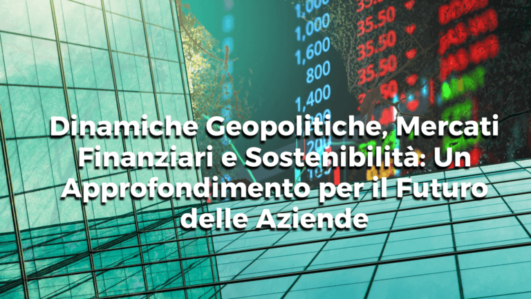 ESG, Finanza e Mercati: Economia Sostenibile nel Confronto USA-CINA