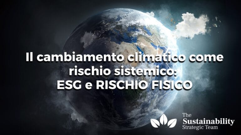 CAMBIAMENTO CLIMATICO E RISCHIO AMBIENTALE